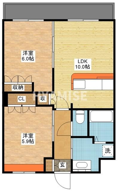 Bell　Diaの間取り