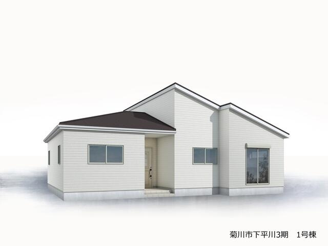 【外観パース】 | 完成予想図（外観）