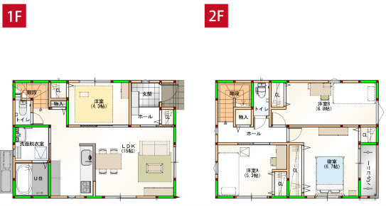 ☆選べる家具プレゼント☆別府町③　新築戸建の間取り