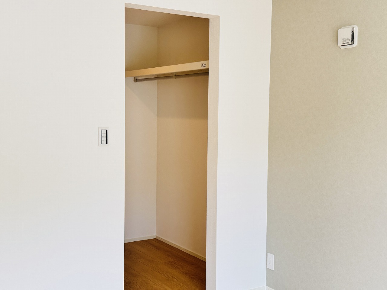 八王子市　上柚木　新築一戸建て　３期の収納|～オープンタイプのウォークインクローゼット～