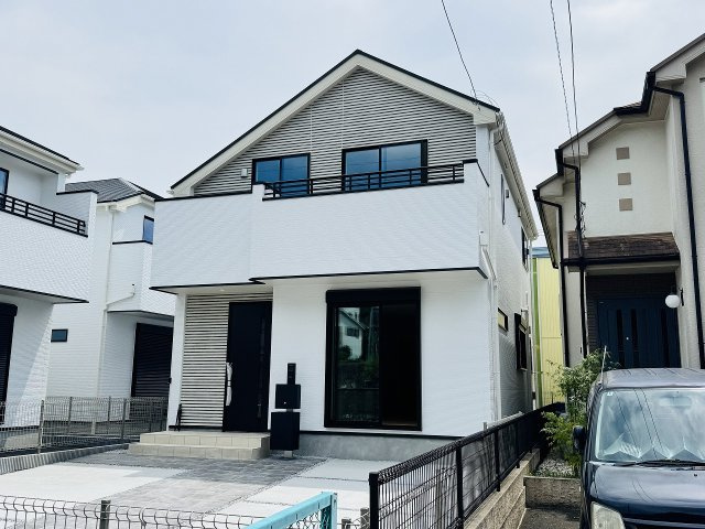 八王子市　上柚木　新築一戸建て　３期の外観|～ZEH水準の省エネハウス　落ち着きのある住宅地内　開放感ある4LDKの新築一戸建て～