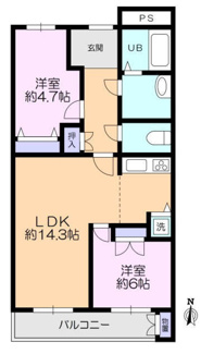 【間取り】 | ドルミ西川口弐号棟