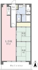 ニューコーポ植田Ⅱの間取り