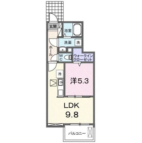 クレールガーデン　Ⅱの間取り