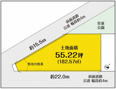 【区画図】 | 高槻市松が丘4丁目　中古戸建