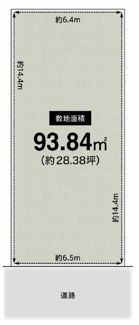 【土地図】 | 高槻市松が丘4丁目　売土地