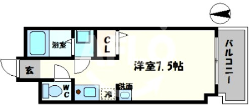 Blue bee桜川駅前の間取り|Blue bee桜川駅前　間取り
