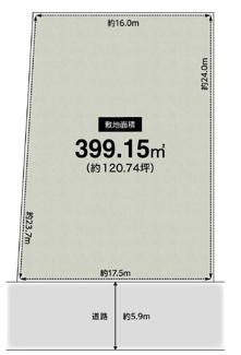 【土地図】 | 高槻市日吉台二番町　売土地