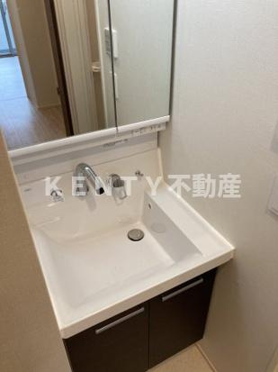 【洗面所】 | クレヴィスタ大井町 | 脱衣スペースもあります