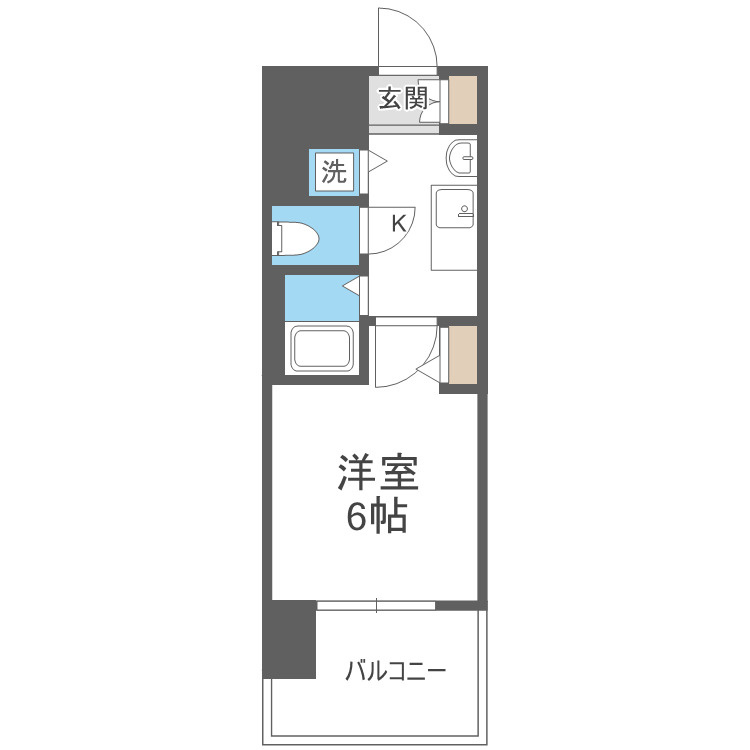 プレサンス難波元町の間取り
