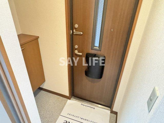 サンフェルティB棟の玄関