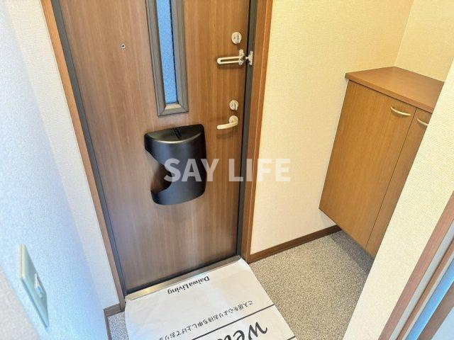 サンフェルティA棟の玄関