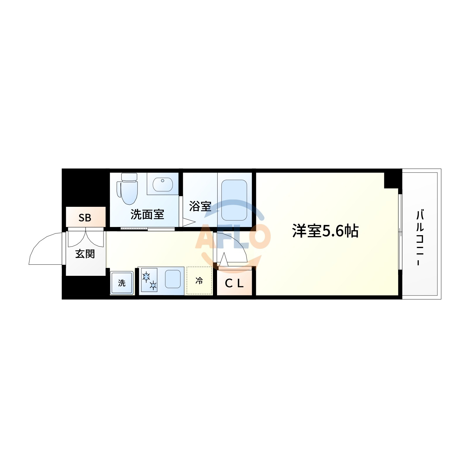 エスリード新大阪SOUTHの間取り|エスリード新大阪SOUTH　間取り