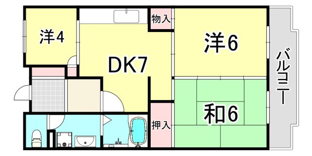 メゾンアイリスの間取り