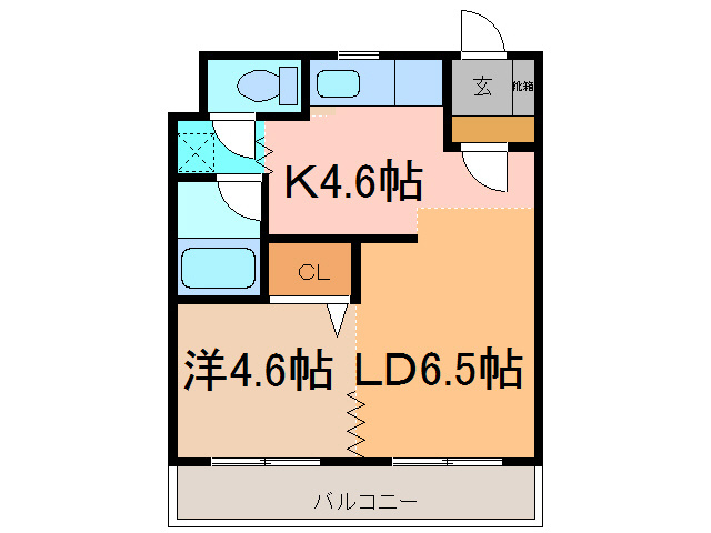 T-フラット204の間取り