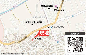 ケイアイグレイス／菊池郡菊陽町６期／１号棟の地図