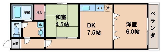【間取り】 | サンプラザ山坂