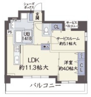 【間取り】 | ユープテリア天王寺