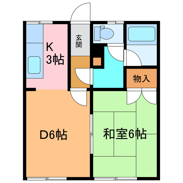 スカイハイツの間取り