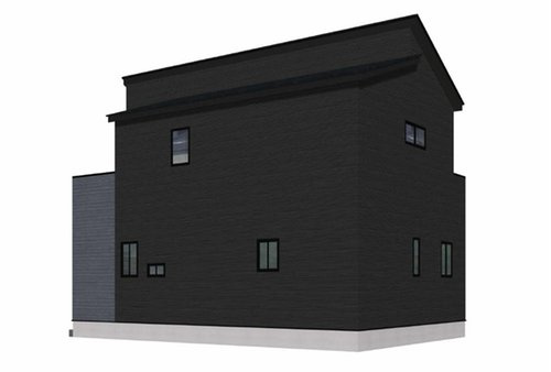 倉敷市宮前の新築一戸建の外観パース