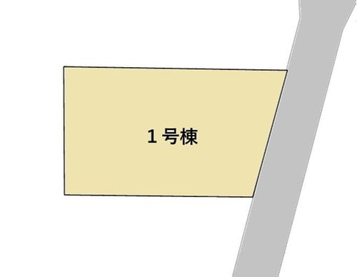 倉敷市宮前の新築一戸建の区画図