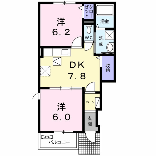 エンジェルスマイリーの間取り