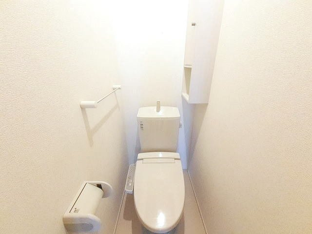 エンジェルスマイリーのトイレ|ゆったりとした空間のトイレです