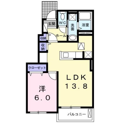 ＪｏｕＨｏｐｅⅤ　Ａの間取り