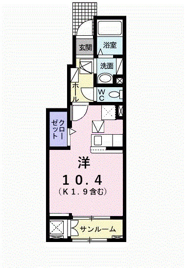 サニーガーデンⅠの間取り