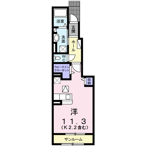 プラシード　カーサの間取り