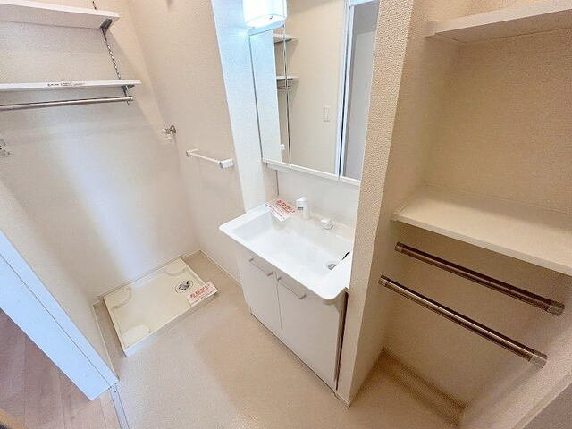 プラシード　カーサの洗面所|洗面所です