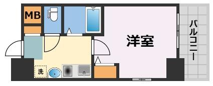 エスリード上本町北の間取り