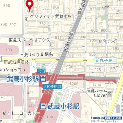 【地図】 | ダイホーステージ武蔵小杉