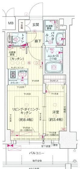 【間取り】 | プレサンス新大阪ジェイズ