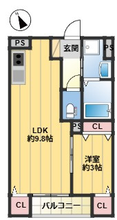 【間取り】 | グリッター 香椎