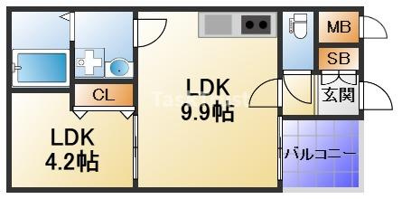 【間取り】 | Mark Villa 放出