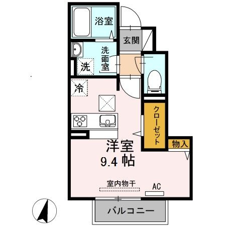 プランドール　A棟の間取り