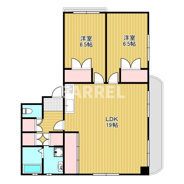 雅マンションパートⅠの間取り