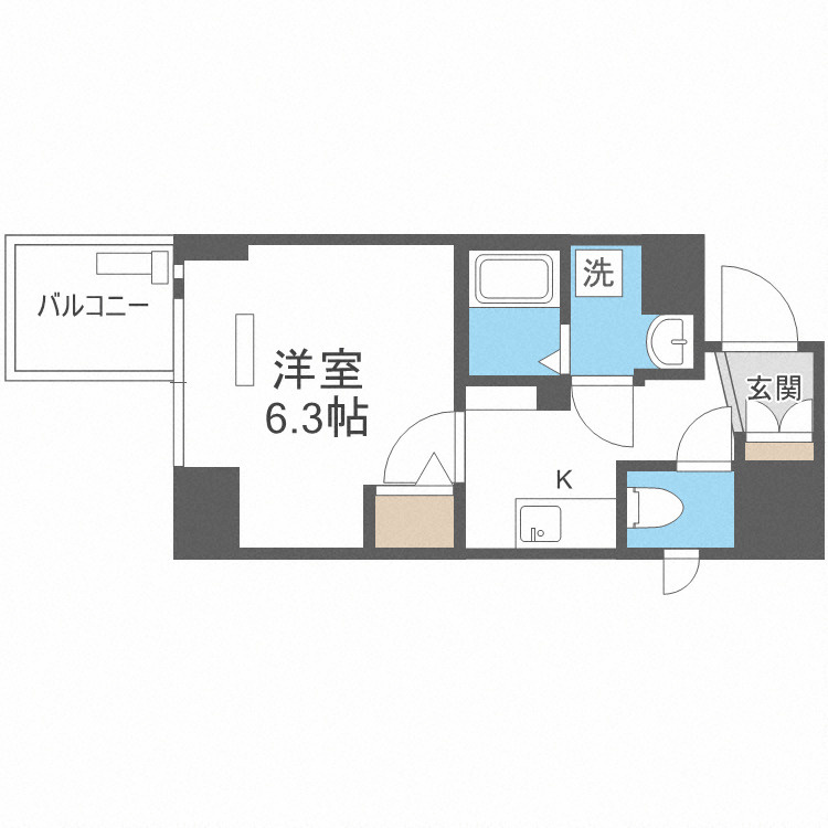 アクアプレイス江戸堀の間取り