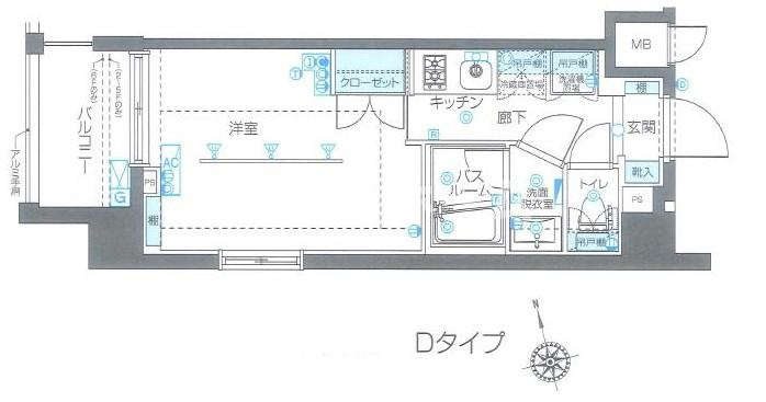 ZOOM品川南の間取り