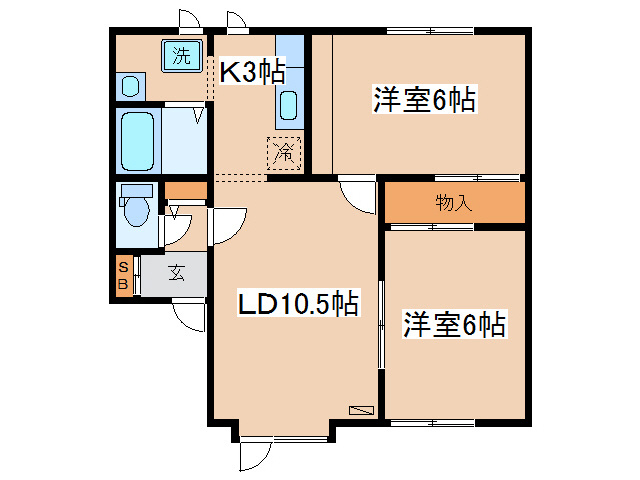 クレインハイツの間取り