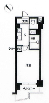 スカイコート文京白山の間取り