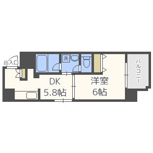 Gallery谷町の間取り