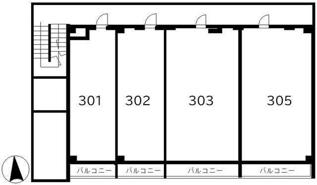 ヴィルヌーブ　蔵前のその他|平面図
