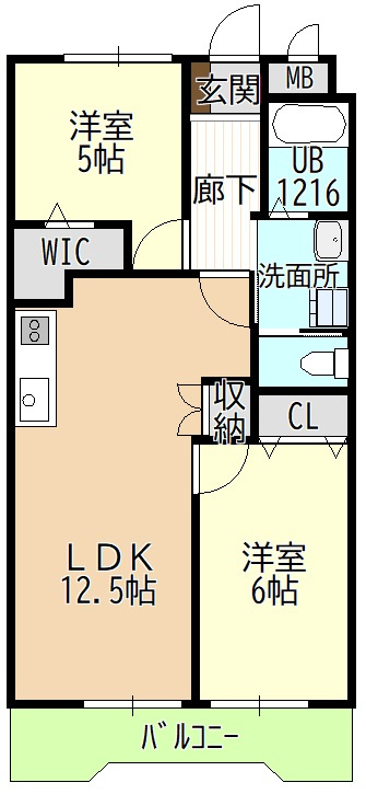 メゾン木村１０７の間取り