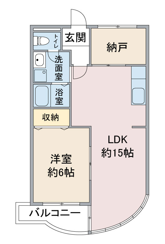 クレール延珠　南棟の間取り