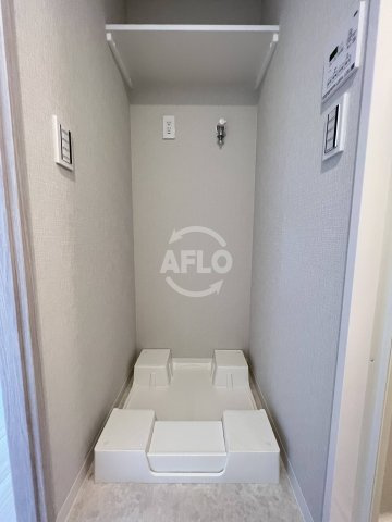 エスグランデ難波グランツの洗面所|ミラージュパレス難波グランツ　洗濯機置場