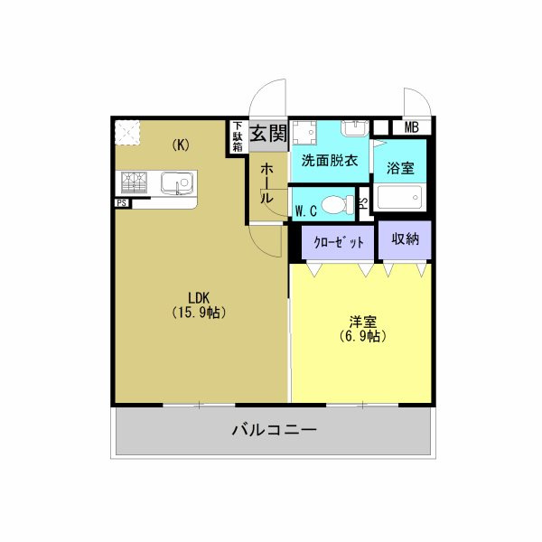 グランディールクラウンの間取り