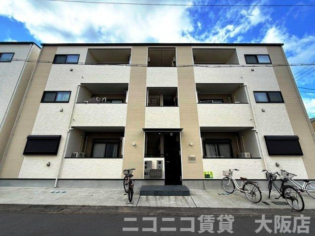 京都市山科区大宅坂ノ辻町のアパートの外観