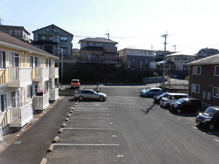 ニューハイツタリカド D棟の駐車場